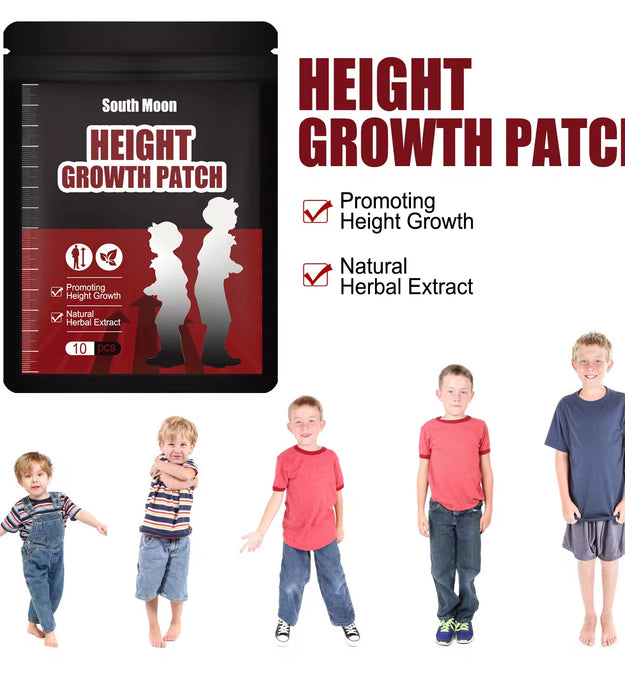 South Moon Groeipleisters voor Lengtegroei Kinderen & Tieners | Height Growth Patch 10 stuks | Natuurlijke Groei Stimulator | Kruiden Pleisters | Groei Bevorderen | Huidopname Technologie