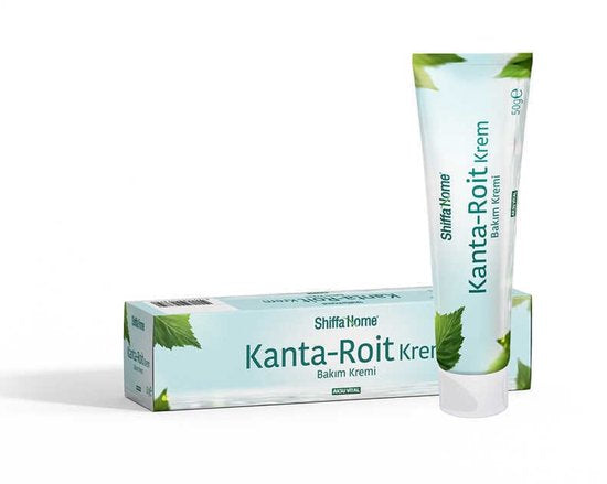 Shiffa Home Kanta Roit Crème - 50g ook te gebruiken als Aambeien Creme - met Sint Janskruidolie - Natuurlijke Striemenbehandeling Bitki Krem - 50g - Plantaardige Crème | Propolis | Vitamine c | 50g tube