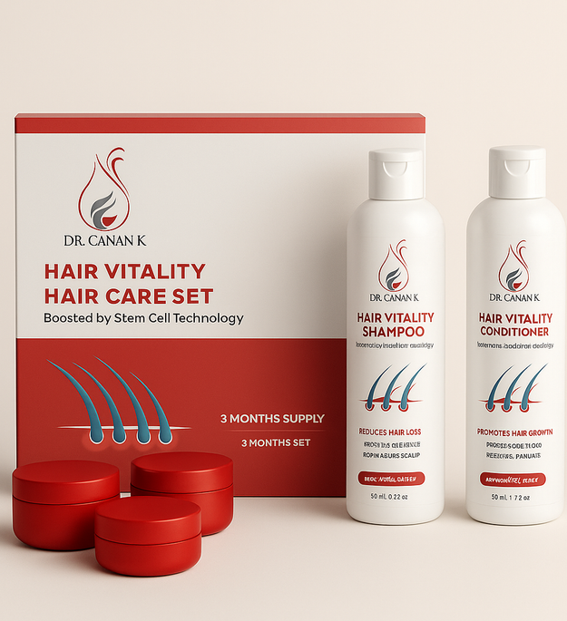 Dr. Canan K Hair Vitality Shampoo Duo – Tegen Haaruitval met Planten Stamcel Technologie (2 x 150 ml)