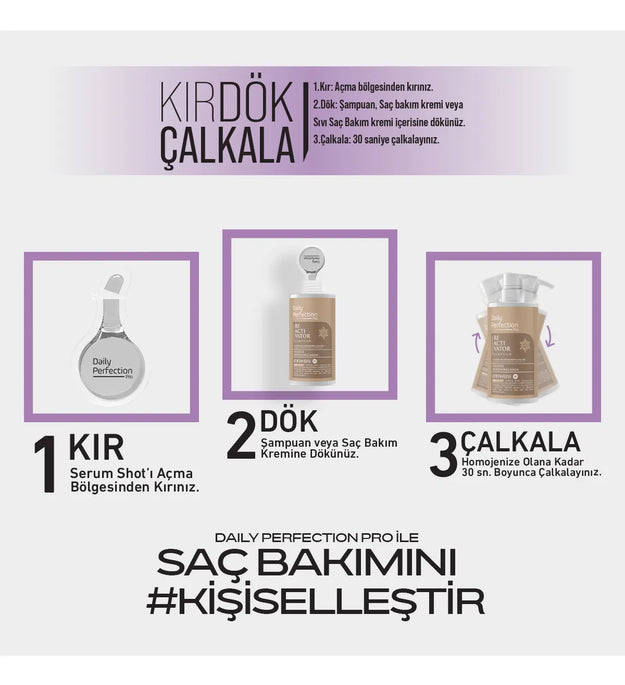 DP Daily Perfection PRO Vitamin Serum Shot No:3 – Extra Volume (2x6 ml)