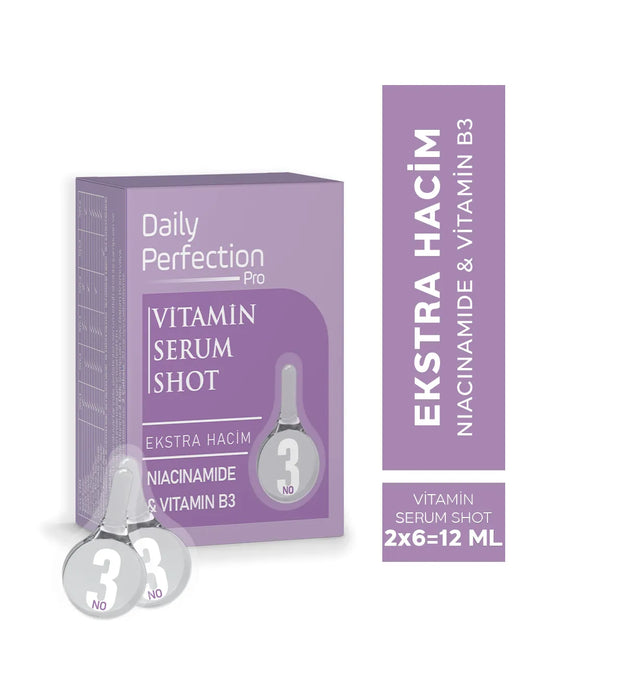 DP Daily Perfection PRO Vitamin Serum Shot No:3 – Extra Volume (2x6 ml)