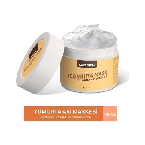 Luis Bien Egg White Gezichtsmasker – Diepe Reiniging, Poriën Verkleinen & Talgcontrol – 125ml