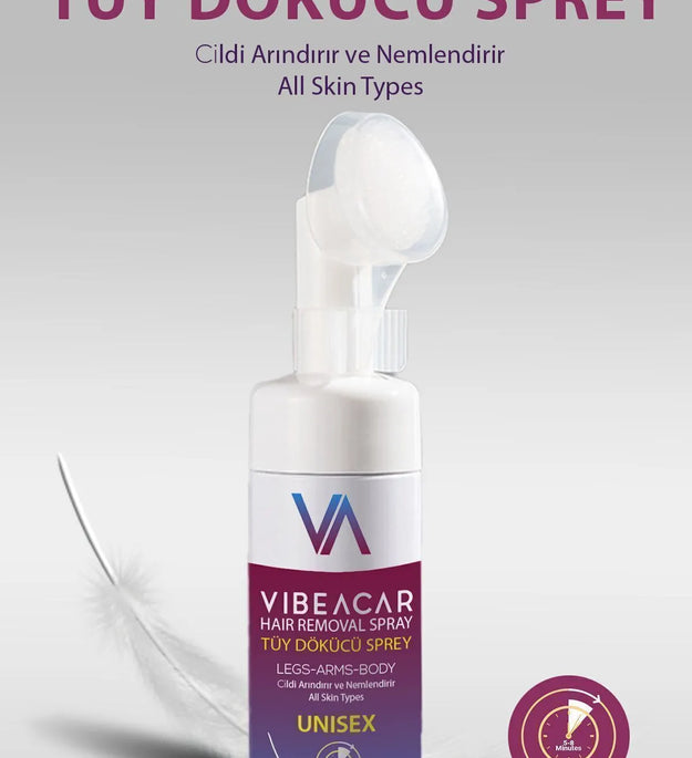 Vibeacar - Kadınlar ve Erkekler İçin Tüy Dökücü Krem | 150 (.ml) | unisex | çok güçlü ve hızlı çalışıyor | iyi emilir | Diğer markalara göre kötü kokusu yok | Kırmızı iz bırakmaz | Tahriş önleyici | Paraben İçermez
