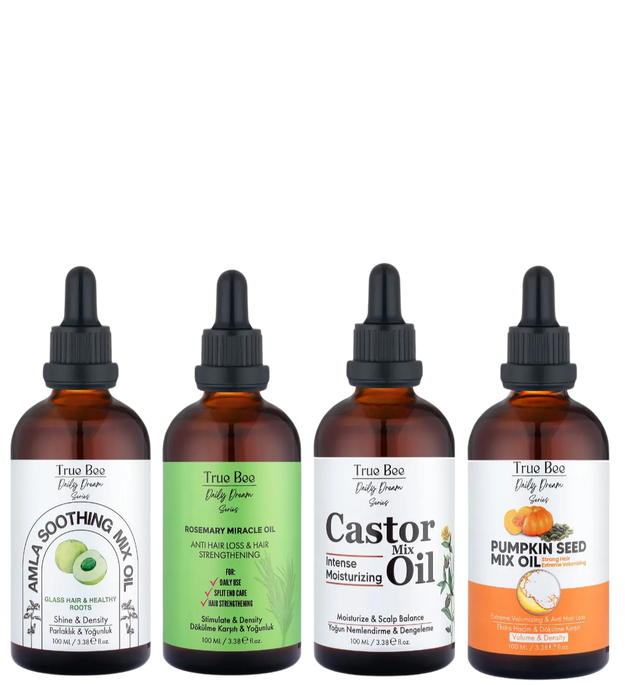 Daily Dream Care Olie Set 4x100ml | Tegen Haaruitval | Snellere Haargroei | Influencer product