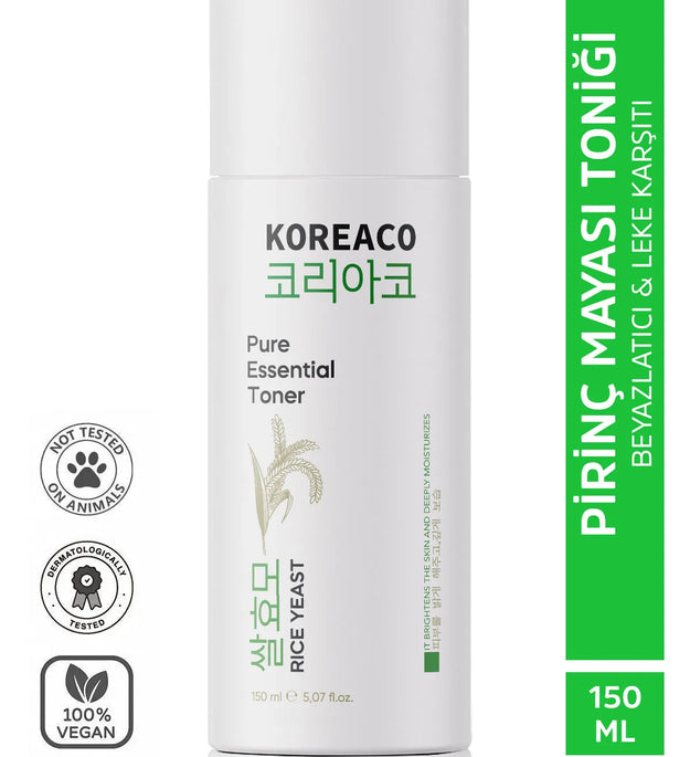 Koreaco Pirinç Mayası Toner | Verhelderende Gezichtstoner | Hydraterend & Egaliserend | K-Beauty Skincare 150 ml