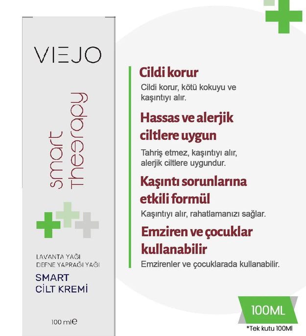 Viejo Smart Therapy - Egzema Krem - Hassas Ciltler - Eczeem Crème 100ml
