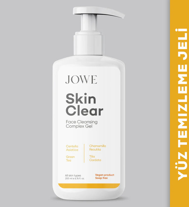 Jowe Skin Clear Yüz Temizleme Jeli 200 ml | Diepe Reiniging voor de Gevoelige Huid | Anti-Onzuiverheden & Frisse Gloed