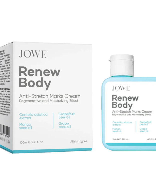 Jowe Striae Crème + Cellulitis  Crème 2in1 set | ZwNgerschap aftercare | Herstellende & Hydraterend | Tegen Zwangerschapsstriemen | Voorkomt & Vermindert Huidstriemen | Putloze & Elastische Huid | 100 ml