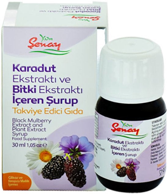 Senay Karadut Ve Bitki Extract 30g - Moerbeimelasse Geconcentreerde vitaminesiroop