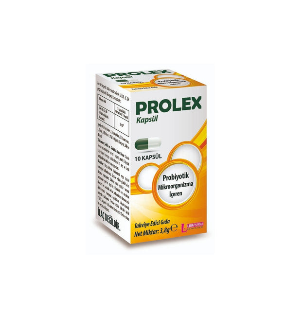 Ledapharma Prolex | Probiotica voor Darmflora | 5 Miljard CFU | Spijsvertering Ondersteunen | Gezonde Darmen | 10 Capsules