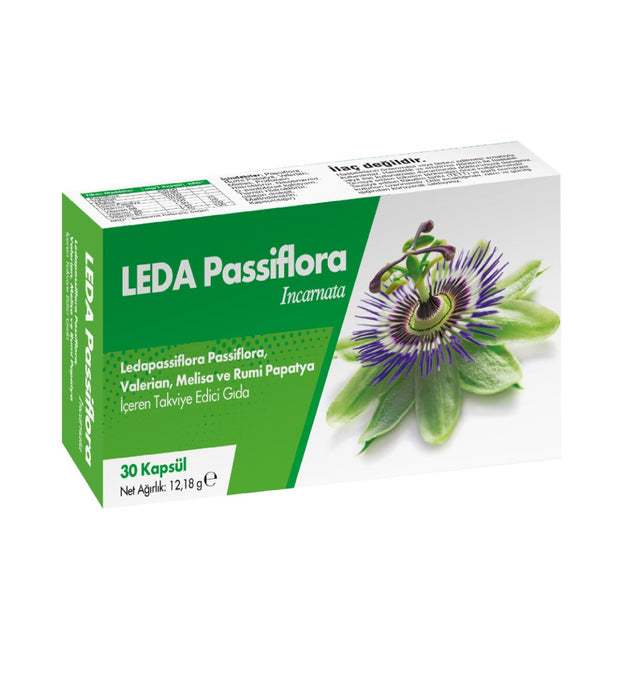 Ledapharma Leda Passiflora | Natuurlijk Kalmerend Supplement | Ondersteunt Zenuwstelsel & Emotionele Balans | 150 ml Siroop / 30 Capsules