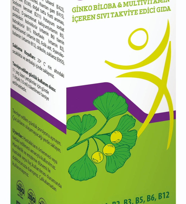 Ledapharma Ginkoled | Ginkgo Biloba Supplement | Cognitieve Ondersteuning | Energie & Geheugen | 150 ml Siroop / 30 Tabletten
