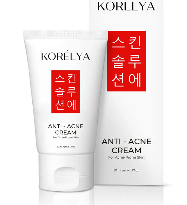 KORELYA Anti Acne Crème 50ml | Koreaanse Skincare | Zeer Gewild & Effectief