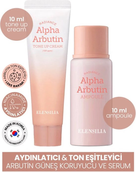 Alpha Arbutin - Ampul ve Tonlayıcı Krem 10 (ml.) | Işıltı
