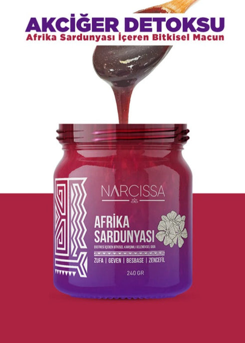 Narcissa - Afrika Sardunyasi Longen-DETOX | African Ginseng | Afrikaanse zulu kruid 240 (.gr)