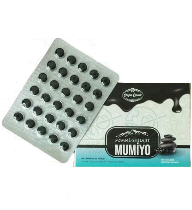 Mumiyo Shilajit - 30 Softgel - Saf Yüksek Kaliteli Shilajit - 30 Kapsül - Spor + Dayanıklılık + Topluluk - 100% Shilajit Yumuşak Jeller