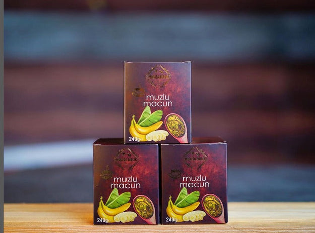 Manisa Birlik - Muz Ezmesi | MUZLU Macun Macunu | Muz ve Ot Macunu | 240GRAM | daha iyi bağışıklık sistemi oluşturmak | Vitamin ve mineral açısından zengin | VitaminBombası | Günlük Takviye |