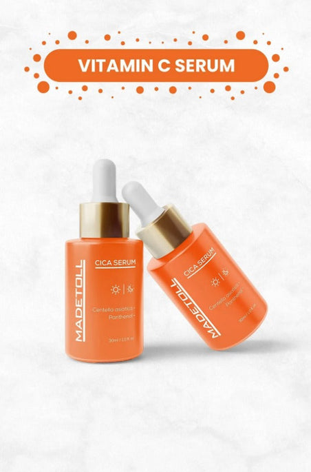 Madetoll - C Vitamini Serumu | Aydınlatıcı ve cilt tonu eşitleyici | Askorbik asit | Ferulik asit | E Vitamini | 30 (ml.) |