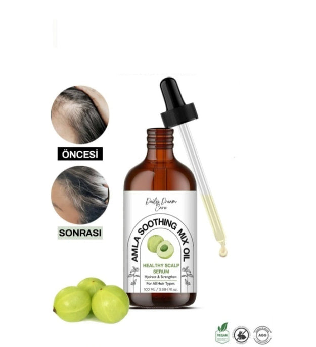 Daily Dream Care - Amla Yatıştırıcı Karışım Yağı 100 (ml.) | Saç Derisi Serumu Hızlı Saç Uzaması + Güçlendirme