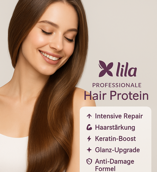 Lila Hair Protein 100 g – Intensieve Haarreparatie ⚡ | Keratine-Boost | Diepverzorging | Glans & Sterkte ✨ | Anti-Schade Formule
