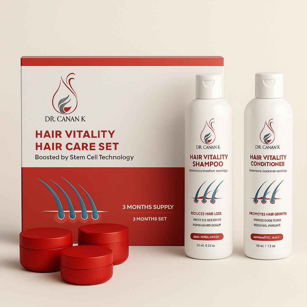 Dr. Canan K Hair Vitality Shampoo Duo – Tegen Haaruitval met Planten Stamcel Technologie (2 x 150 ml)