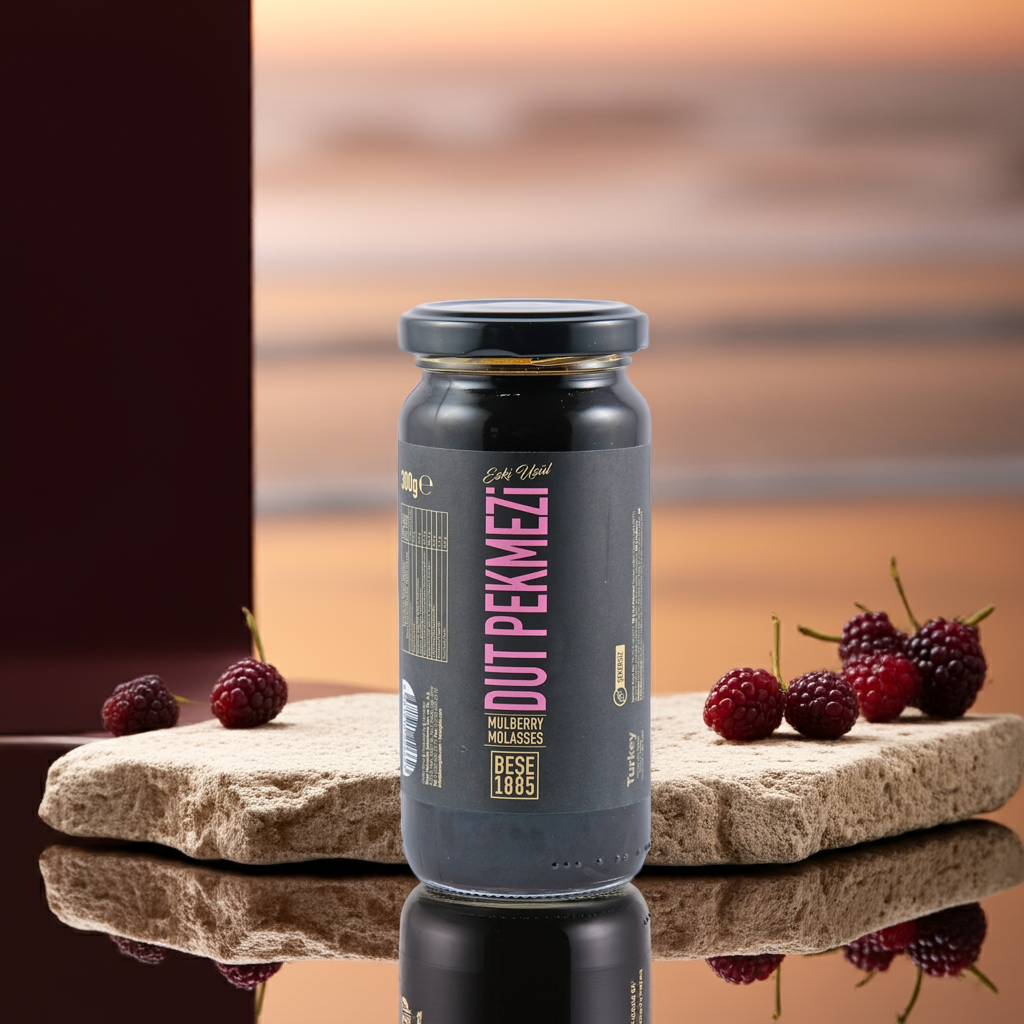 Premium Mulberry Molasses – 300g Glass Jar | 100% Natural & No Added Sugar