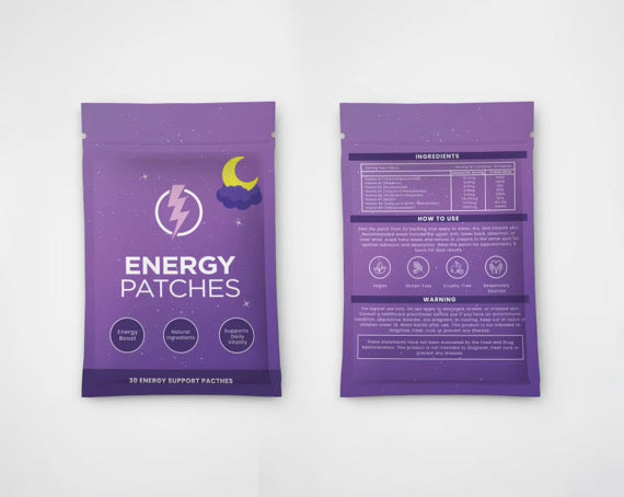Energy Patches 30 stuks – Ginseng & Vitaliteitsboost ⚡ | Natuurlijke Energie | Focus & Herstel | Stressvermindering 🌿 | Draagbare Power TTS Patches/Pleisters