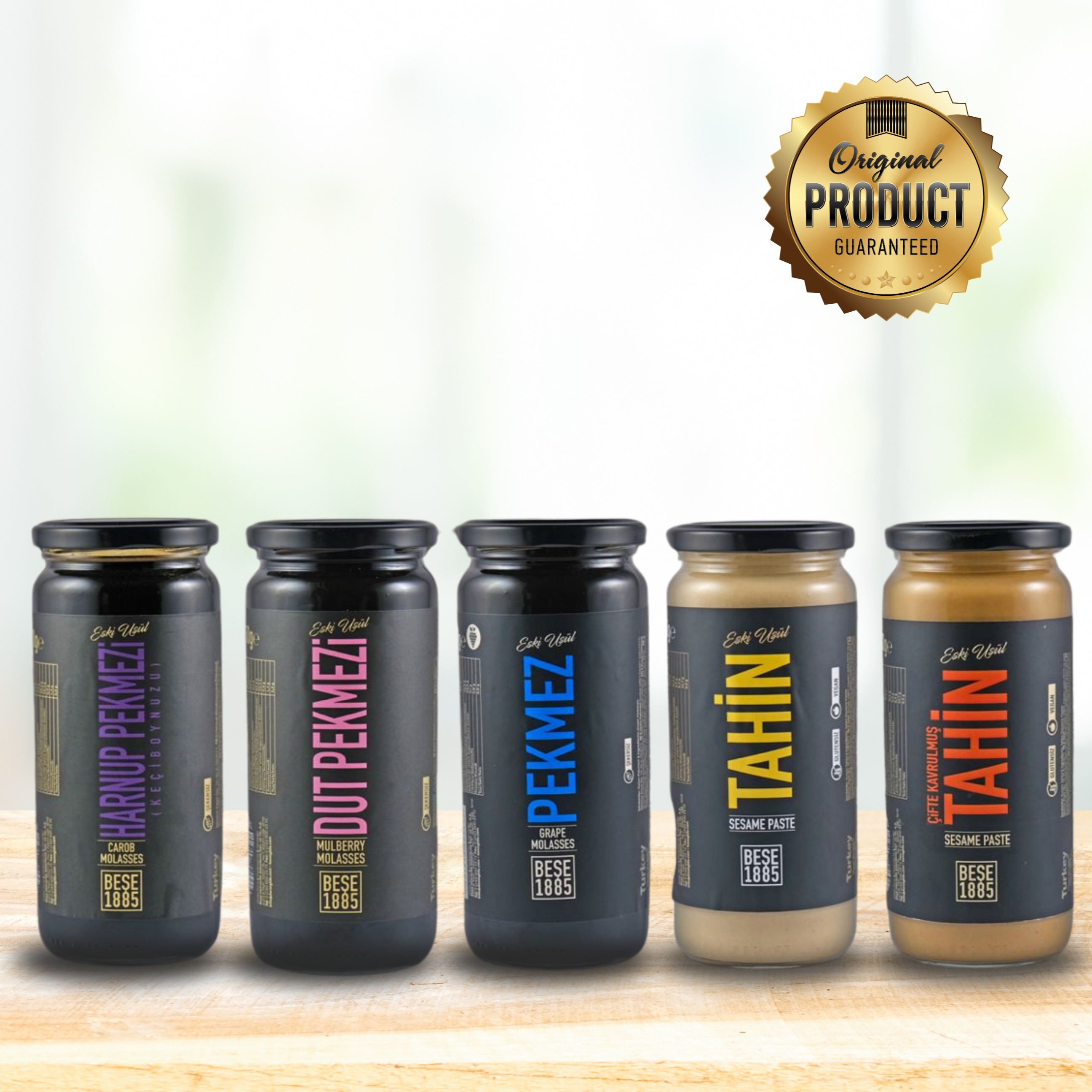 Premium Turkish Tahini – Stone-Ground Sesame Paste (500g Family Jar)