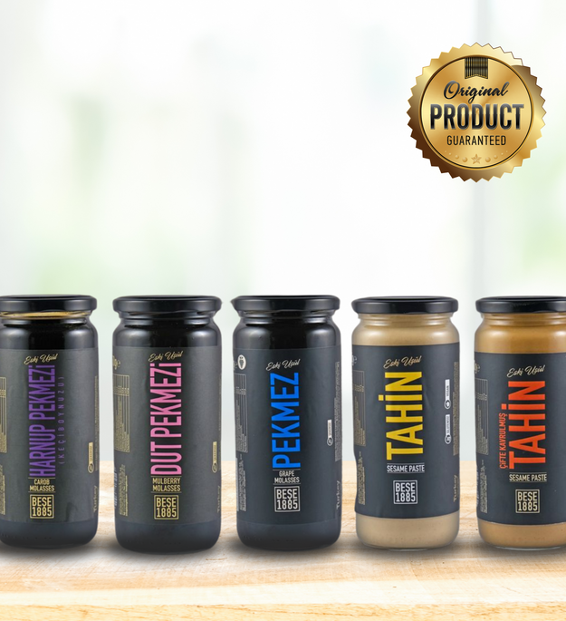 Premium Turkish Tahini – Stone-Ground Sesame Paste (500g Family Jar)