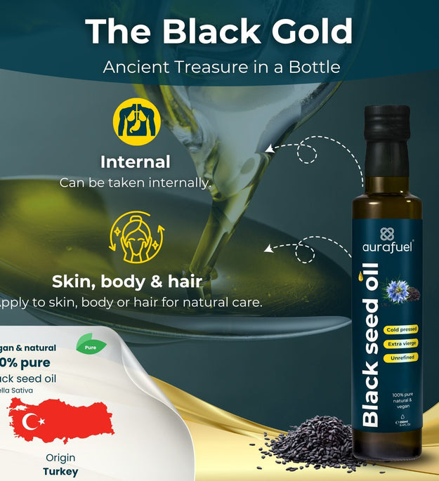 Black seed oil natural & pure