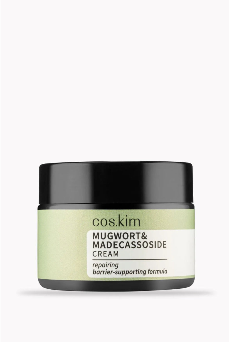 Cos.kim Mugwort & Madecassoside Cream 50ml – Kalmerende Dagcrème tegen Acne, Roodheid & Littekens