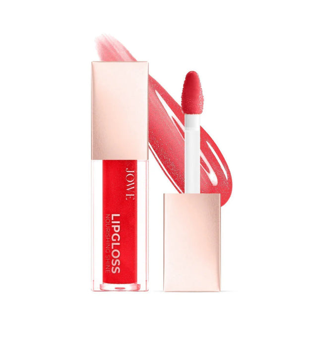 Jowe Lip Gloss Cherry Lady | Glanzende & Voedende Lipgloss | Hydraterende Finish met Kleur | Niet Plakkerig | Dagelijkse Glansverzorging | 12 ml