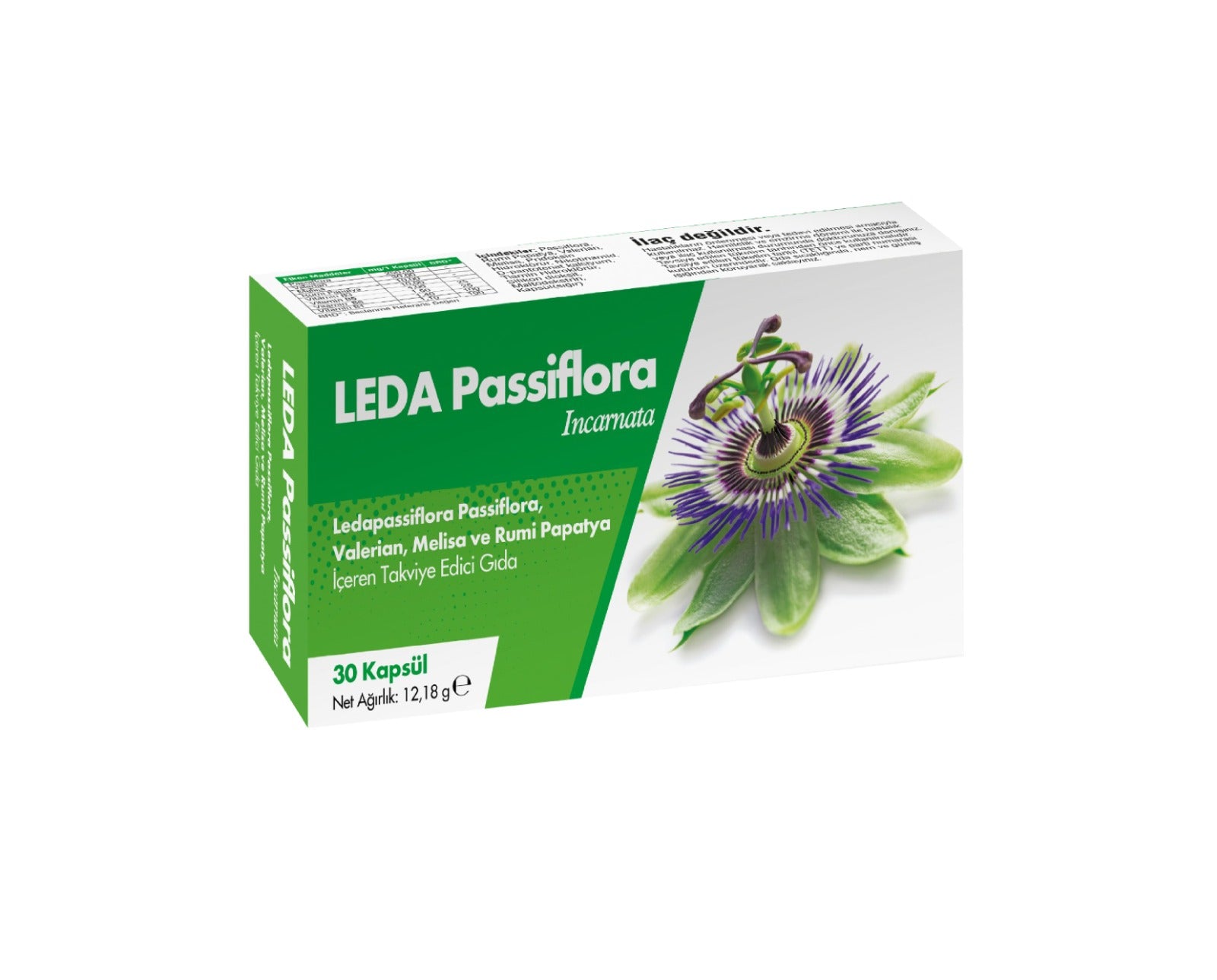 Ledapharma Leda Passiflora | Natuurlijk Kalmerend Supplement | Ondersteunt Zenuwstelsel & Emotionele Balans | 150 ml Siroop / 30 Capsules