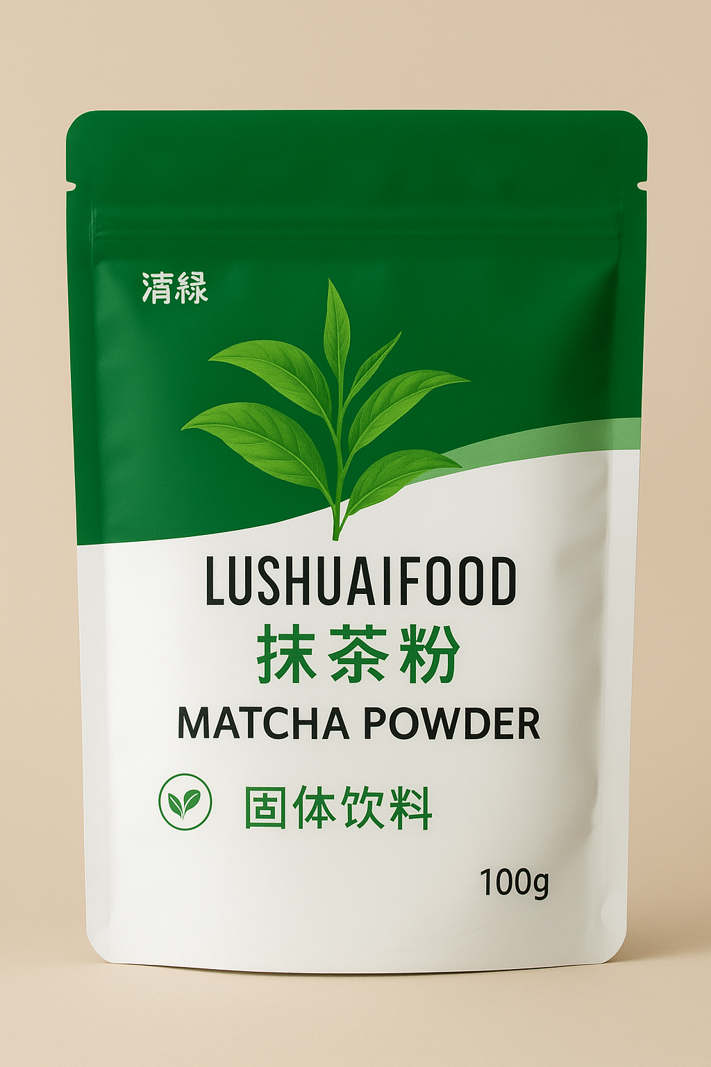 LUSHUAIFOOD Matcha Powder 100 g | Premium Japanese Style Matcha | Pure Matcha Powder | Antioxidant Boost | Energy & Focus