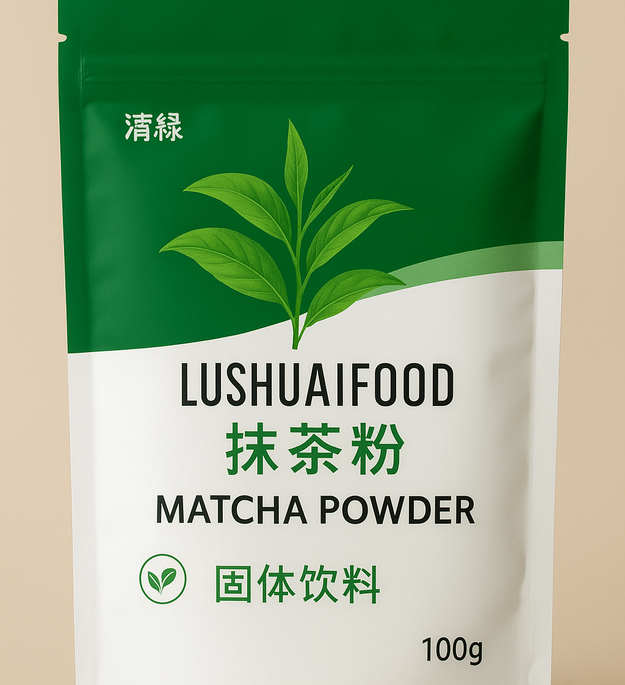 LUSHUAIFOOD Matcha Powder 100 g | Premium Japanese Style Matcha | Pure Matcha Powder | Antioxidant Boost | Energy & Focus