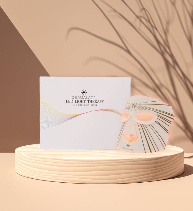 Dermalaze LED Gezichtsmasker – Wit