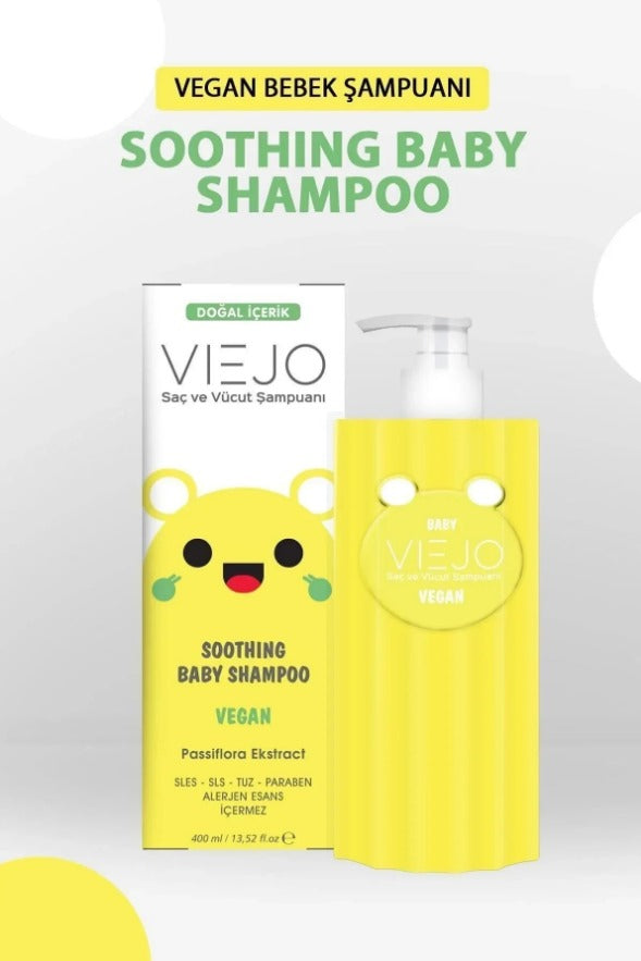 Viejo - Kalmerende Babyshampoo 400 (ml.) | Babyshampoo met Veganistische Ingrediënten