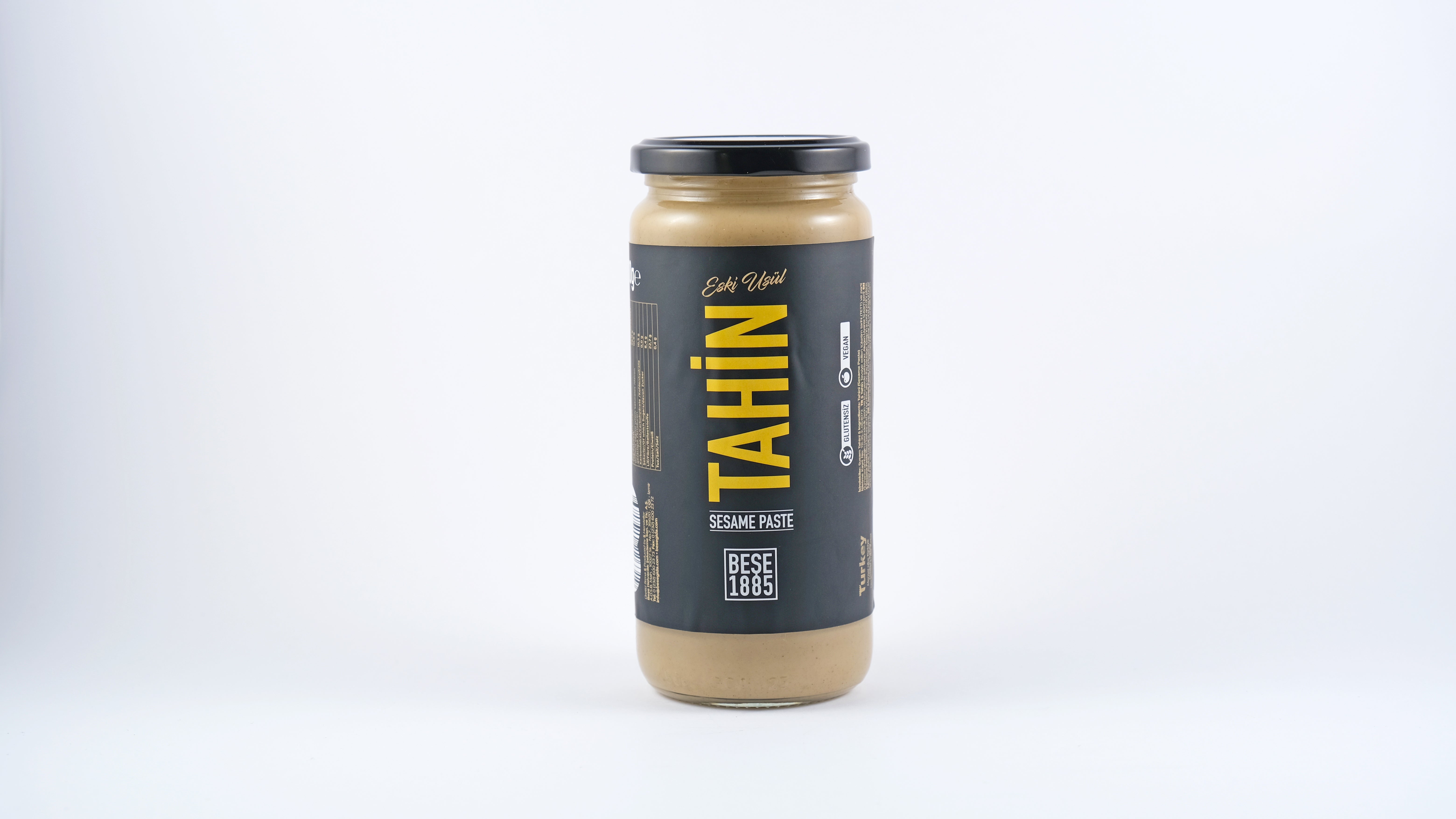 Premium Turkish Tahini – Stone-Ground Sesame Paste (500g Family Jar)